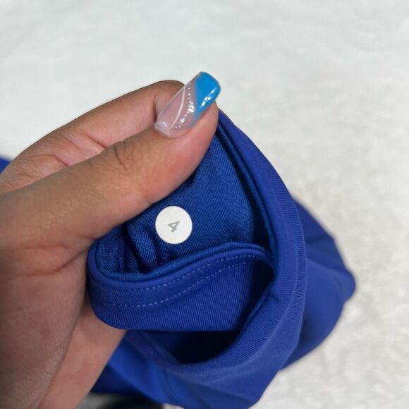 Lululemon Wunder Under Blue Leggings Athletic 4 Women - Picture 7 of 10
